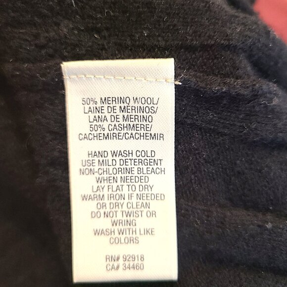 Juicy Couture Black Merino/Cashmere Puff-Sleeve Cardigan – Size S - Picture 11 of 13